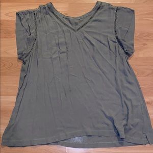 Army green t-shirt